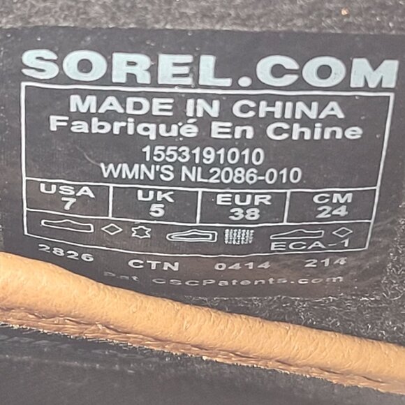 Sorel Medina II Women's Brown Black Waterproof Ankle Boots NL2086-010 US Size 7 - Picture 12 of 12